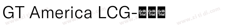 GT America LCG字体转换